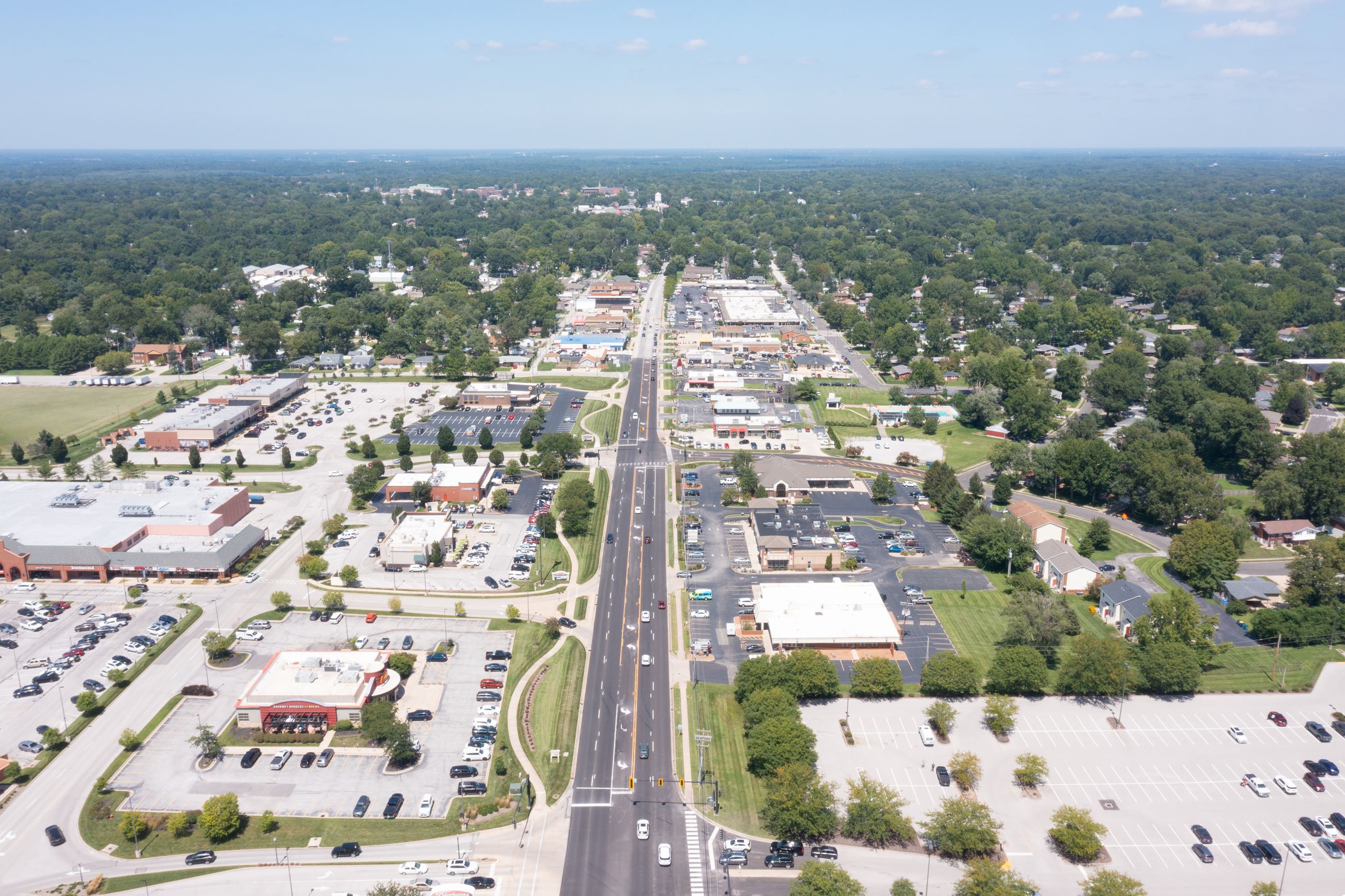 Troy Road Looking North