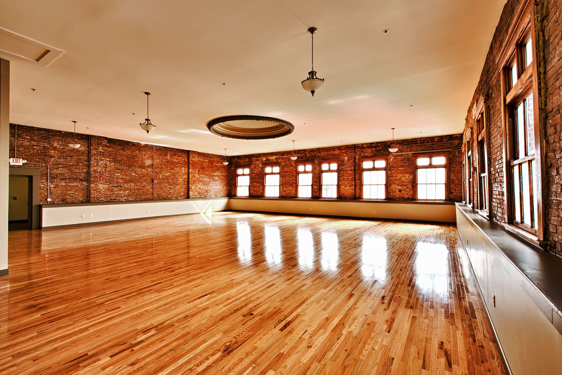 Event room on the second floor of the Wildey event center