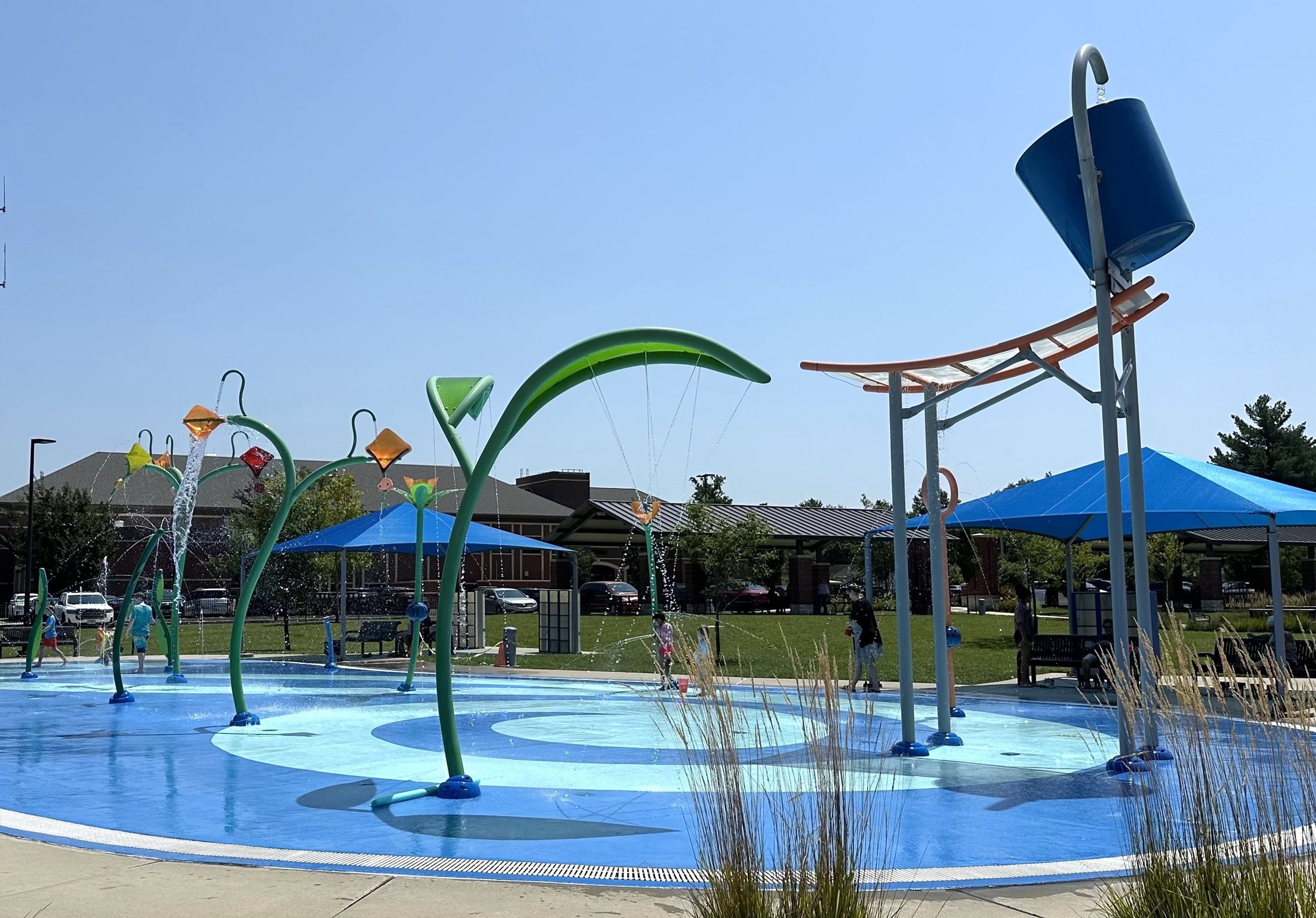 View of the Splash Pad
