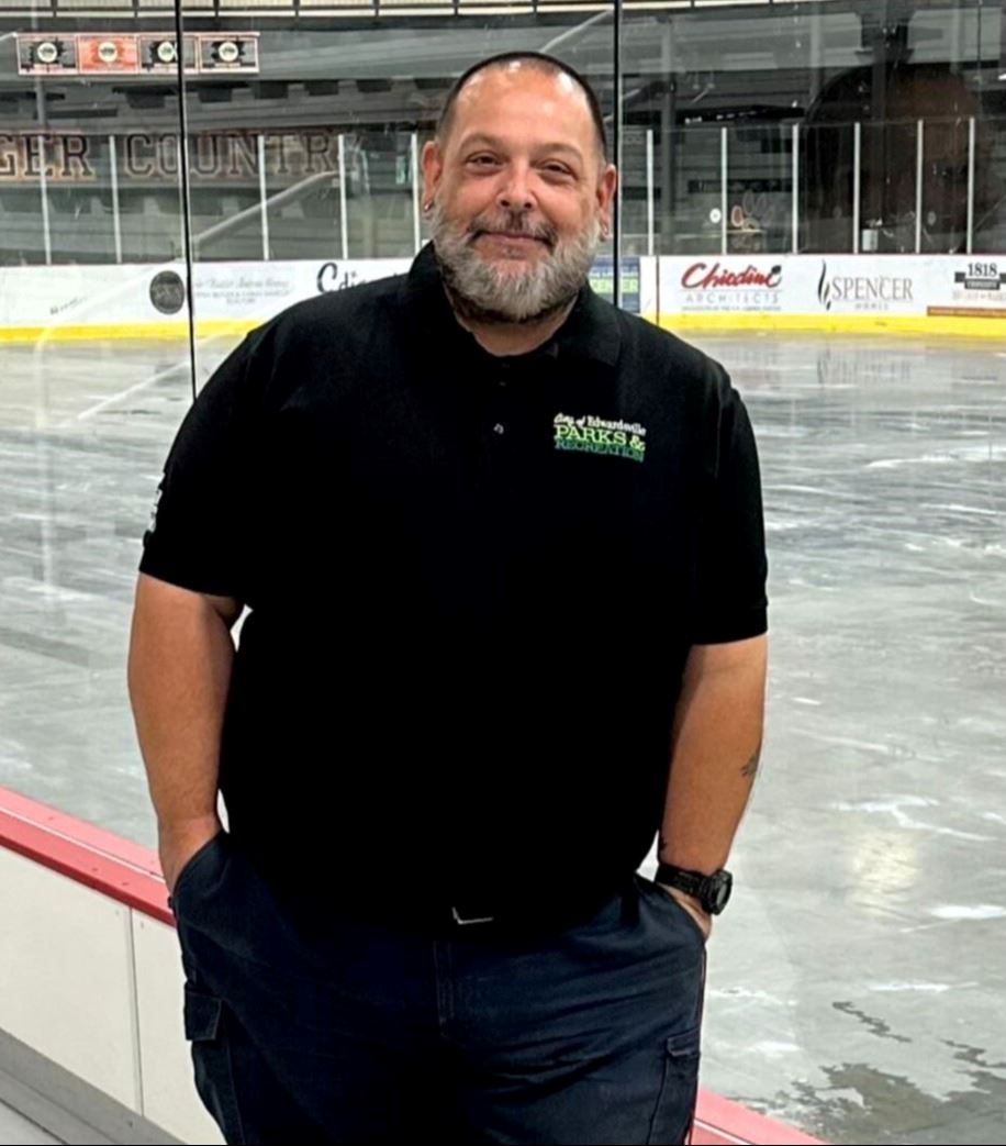 Steve Van Berckelaer at the R.P. Lumber Center