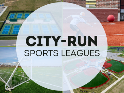 Parks Department City-run sports league graphic button