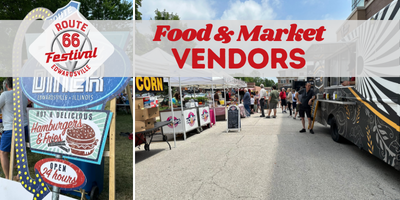 Graphic link to food and market vendors page