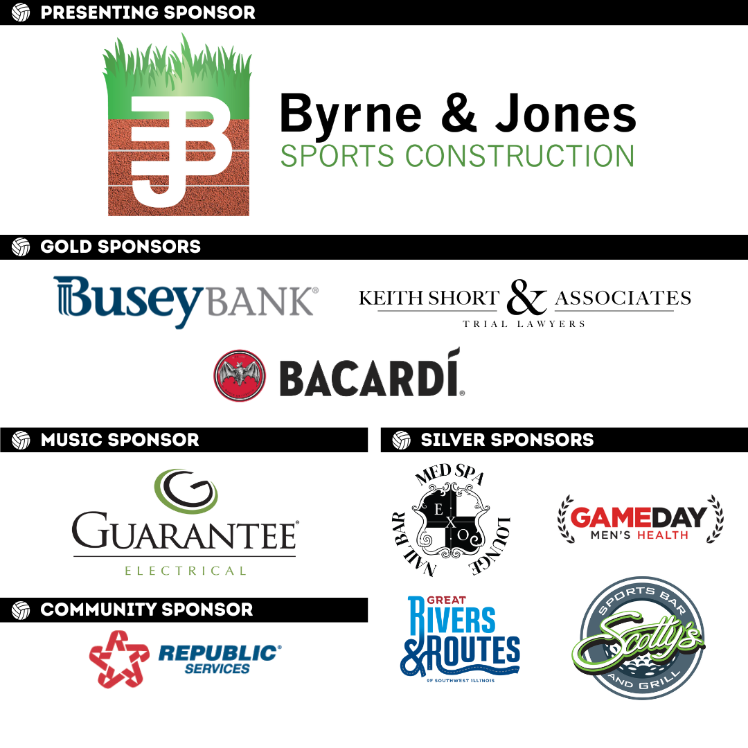 Byrne & Jones, Busey Bank, Keith Short, EXO Lounge, Gameday, Great Rivers, Scotty's, Republic