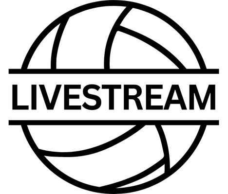 Volleyball livestream graphic button